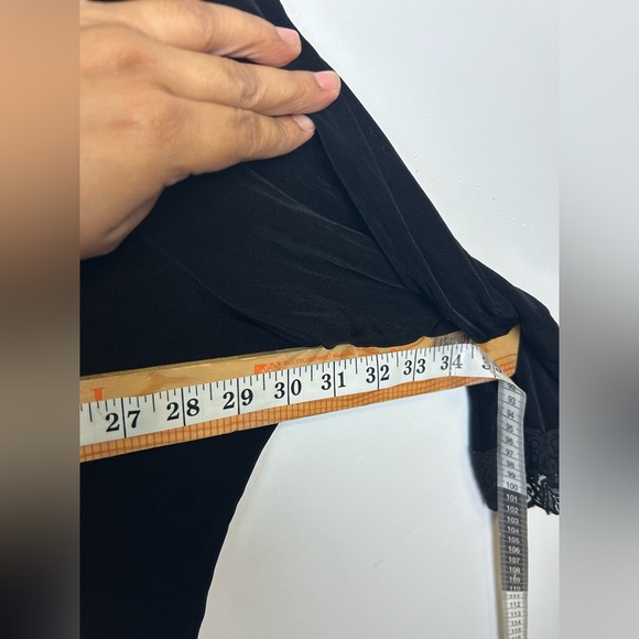 Coldwater Creek plus Size 2X Liquid FabricStretch Long Sleeve Blouse Witchy Goth - Picture 9 of 11